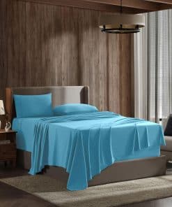 Juego de sábanas King Size Nestl - 4 Piezas, Bolsillo