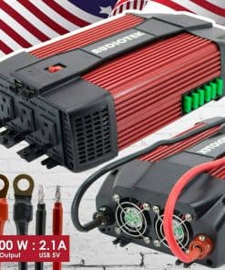 Inversor de corriente AUDIOTEK 3000W Watt DC 12V AC 110V