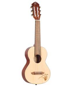 Ortega Guitars Guitarlele de la Serie Bonfire de 6 Cuerdas,