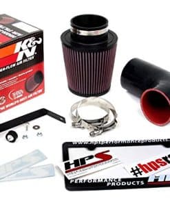 Kit de Admisión de Aire de Silicona Negra HPS 27-276WB
