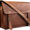 Bolso de Mensajero de Cuero RUSTIC TOWN para Hombres y