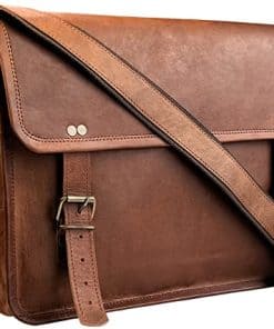 Bolso de Mensajero de Cuero RUSTIC TOWN para Hombres y