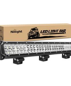 Nilight - 60007C-A 25" 162W Barra de Luces LED Combo de