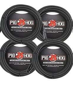 Cable de Micrófono Pig Hog de 8 mm, 20 pies, XLR - Paquete