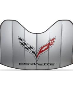 Parasol Plegable con Logo de West Coast Corvette - Plateado