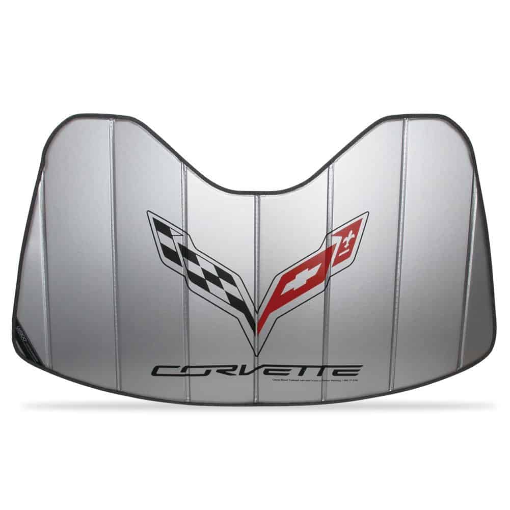 Parasol Plegable con Logo de West Coast Corvette - Plateado