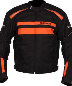 Chamarra de motocicleta DUCHINNI Modena (Naranja, Pequeño)