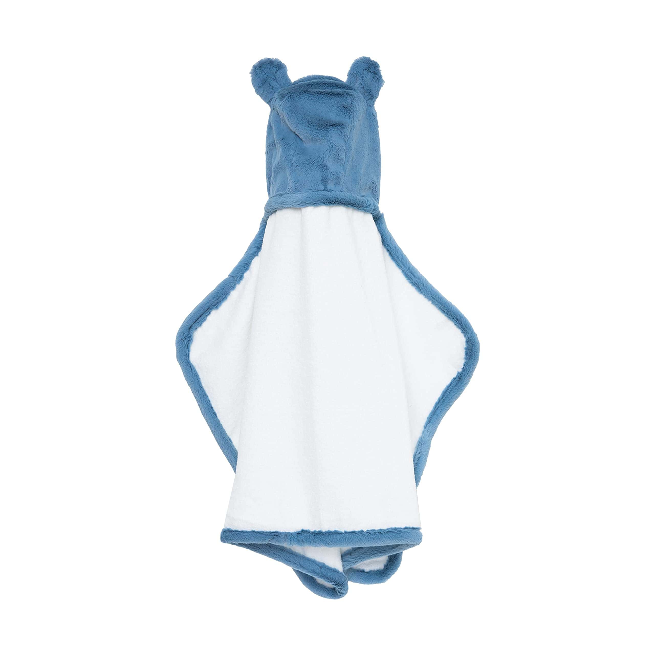 Toalla para bebé Little Giraffe Luxe con orejas, 24" x 41",