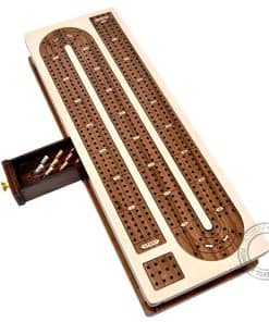 Tablero Continuo de Cribbage Casa de Cribbage Incrustado 4