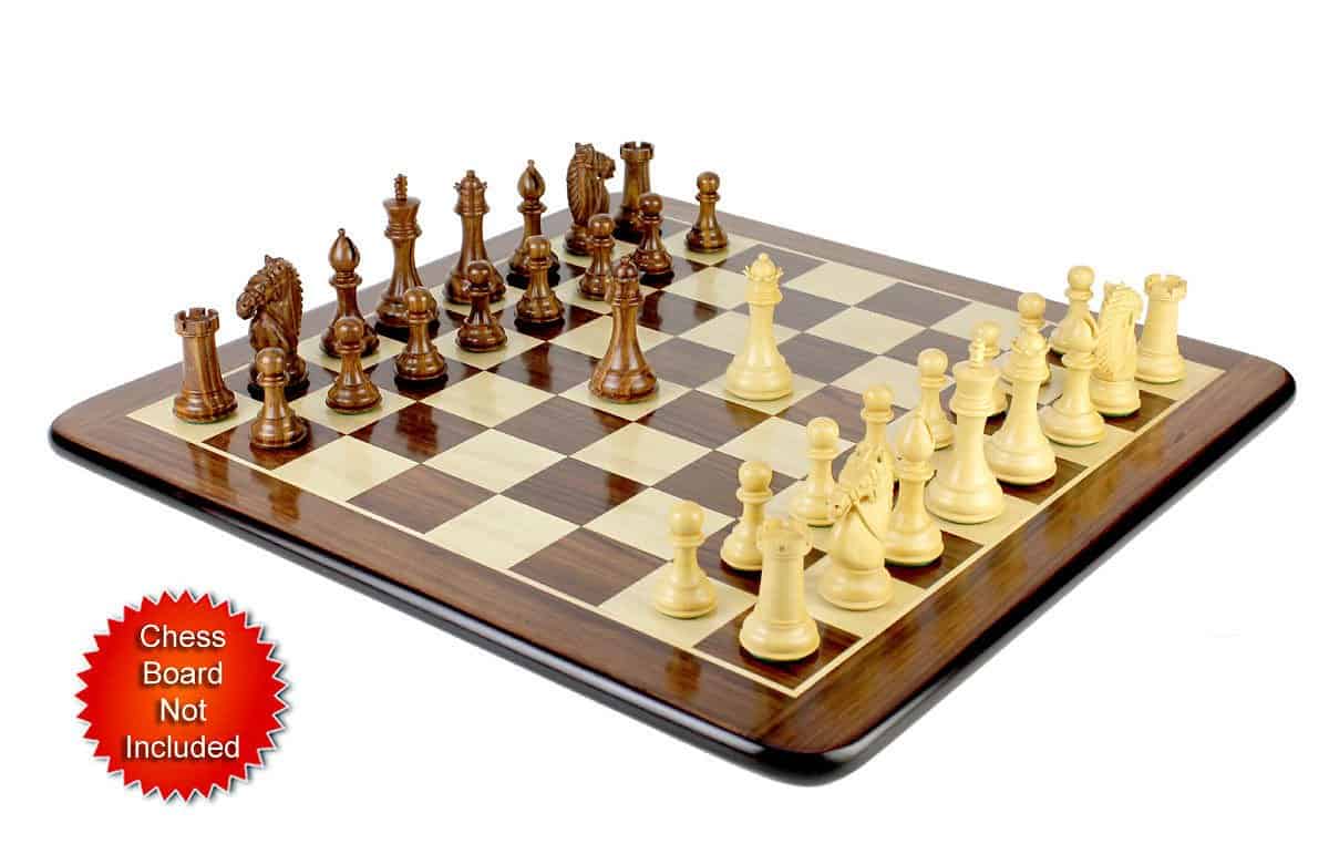 Juego de Ajedrez - Piezas de Ajedrez de Palo Santo - Imagen 4