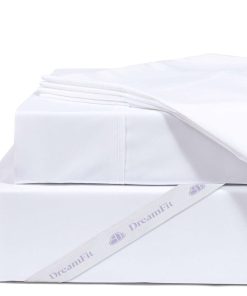 Juego de sábanas DreamFit DreamChill de bambú -Blanco