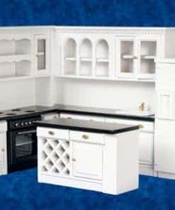 Conjunto de Muebles de Cocina en Miniatura a Escala 1:12 de