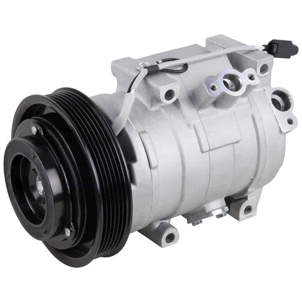 Compresor de Aire Acondicionado y Embrague -Plata