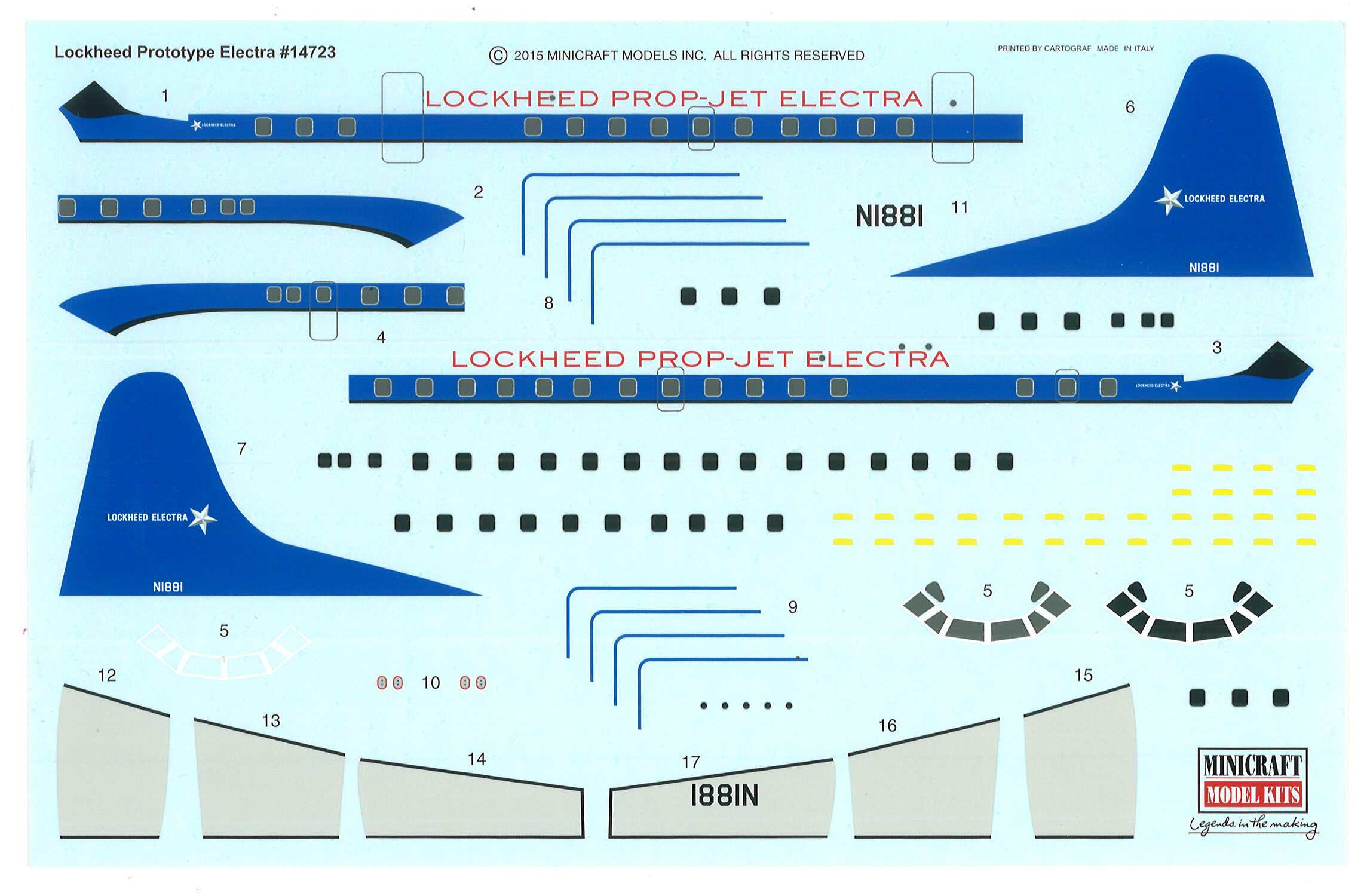 Minicraft L-188 Electra Demonstrator Model Kit (escala - Imagen 4