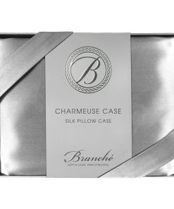 Funda de Almohada de Seda Branch� Beauty Sleep -Plata