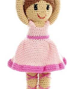 Muñeca Rosa Bailarina de Comercio Justo Pebble
