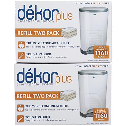 Recambio para Diaper Dekor Plus - 2 unidades - 2 paquetes