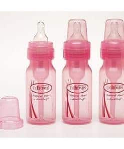 Biberones para bebé Dr. Brown's - Biberones rosados de 4