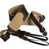 Correa Franklin - 2.5" de Cuero de Guante con -Chocolate