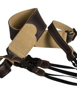Correa Franklin - 2.5" de Cuero de Guante con -Chocolate