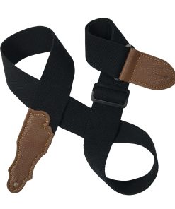 Correa para guitarra de algodón Franklin - 2" - Negro con