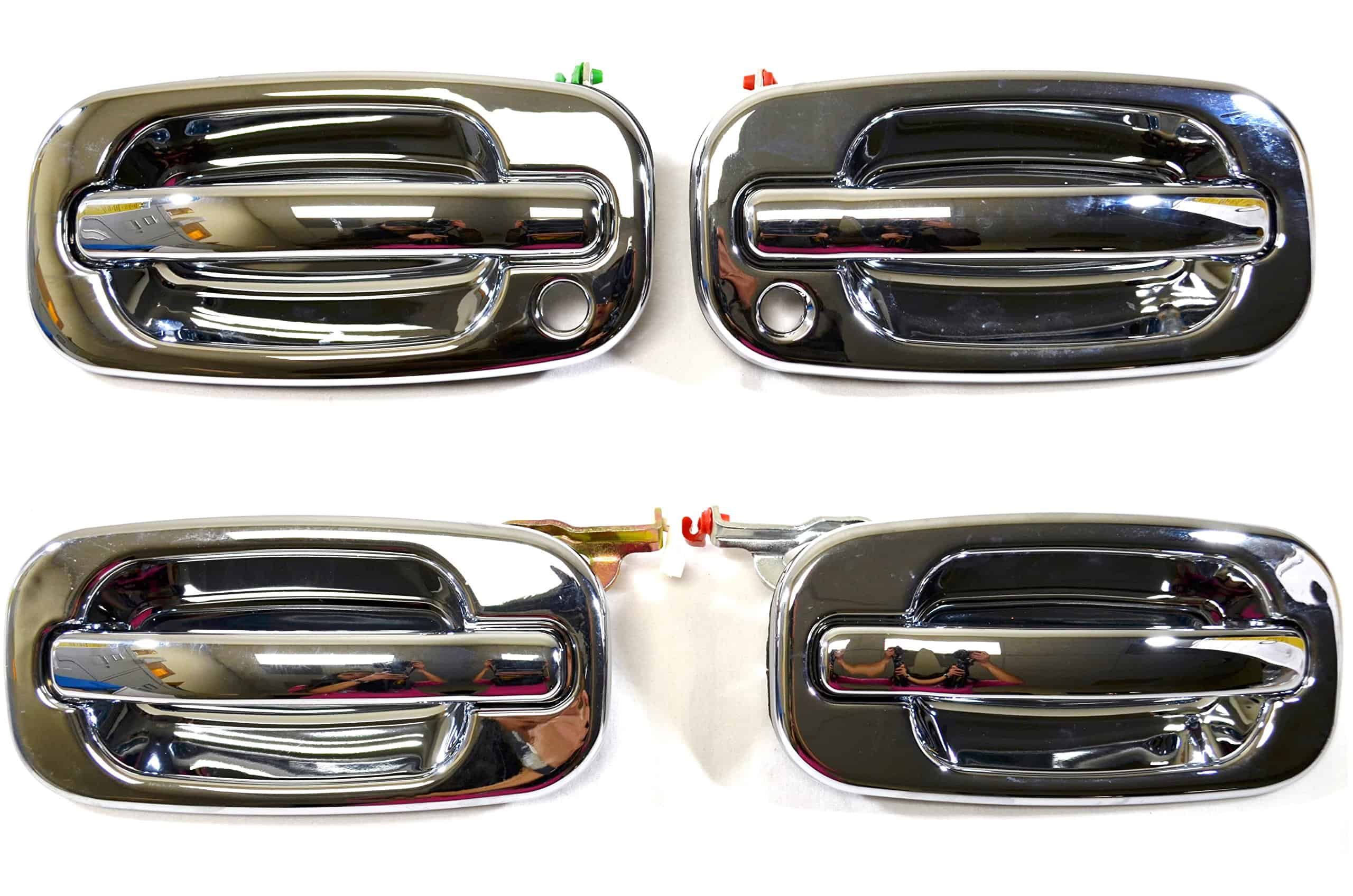 Manija de puerta exterior cromada - 1 Izquierda Delantera,