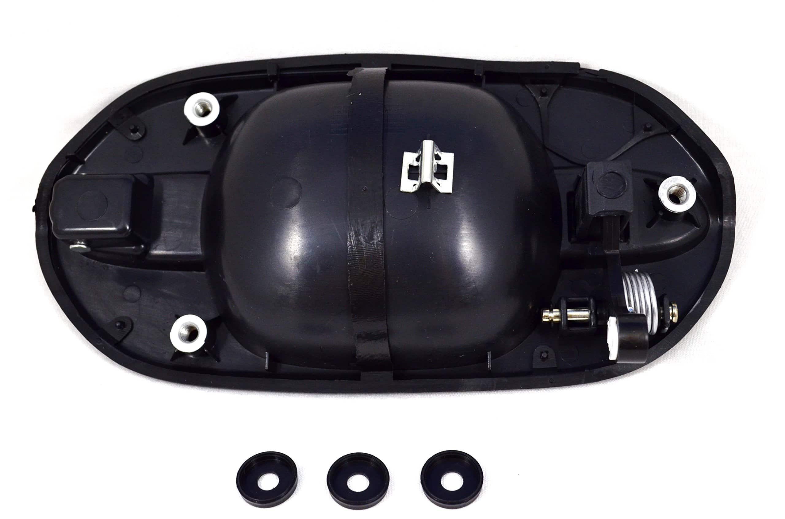 Manija de puerta exterior corredera exterior, negro - Imagen 3