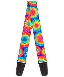 Correa de Guitarra Buckle-Down 70s Tie Dye de 2 Pulgadas de