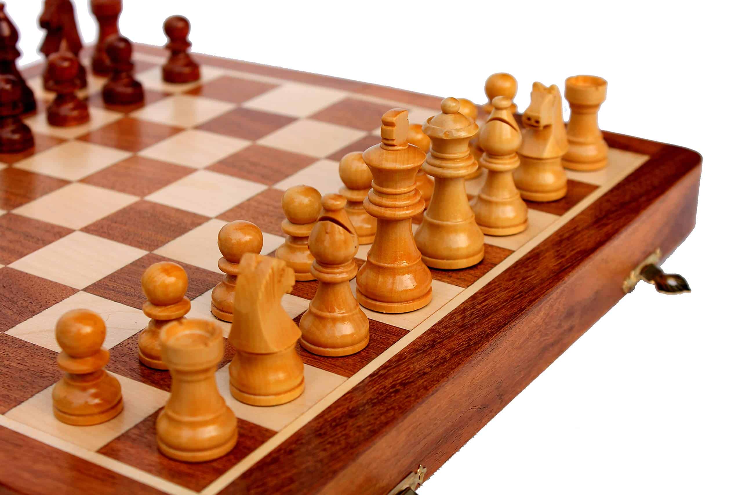 Tablero de ajedrez de madera StonKraft, Piezas de ajedrez - Imagen 7