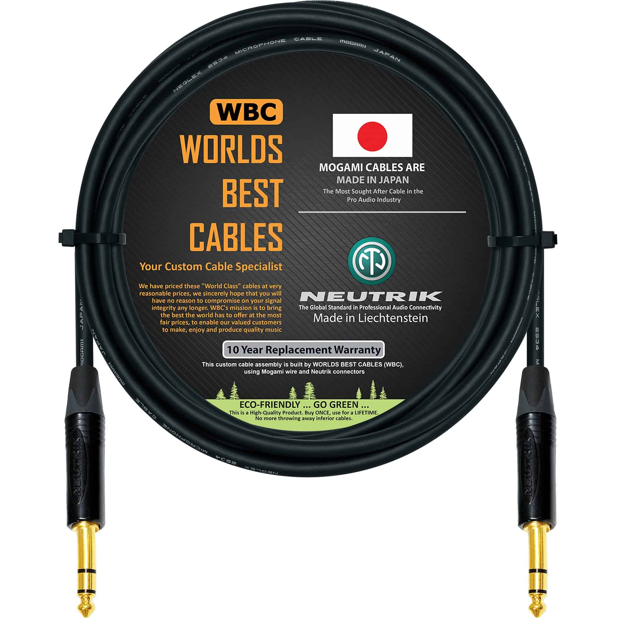 Cable de conexión equilibrado cuádruple de 15 pies HECHO A