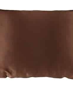 Funda de Almohada de Seda Pura 100% Morera -Chocolate