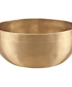 Cuenco Cantor de Bronce con Anillo de Fieltro y Tapa, Serie