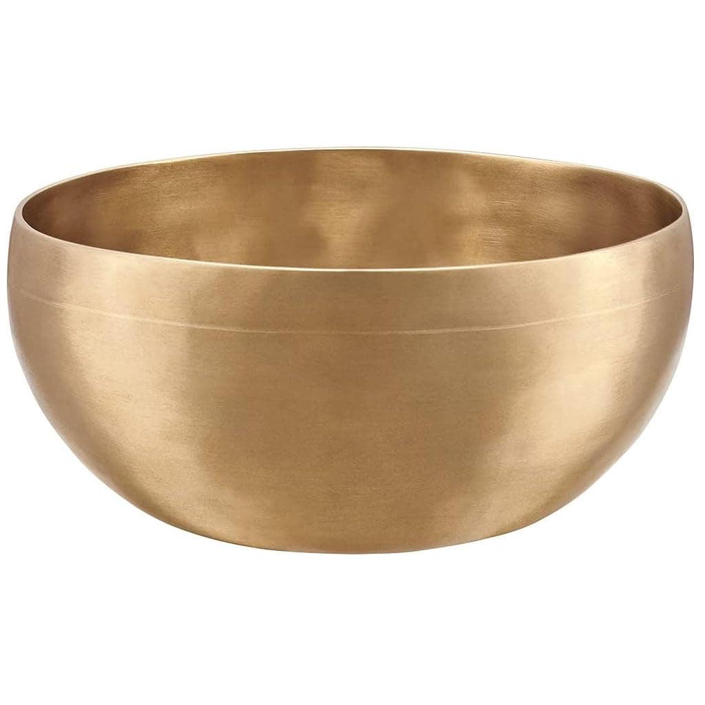 Bol de canto de bronce con anillo de fieltro -Dorado