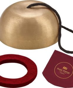 Cuenco Cantor de Bronce con Anillo de Fieltro -DE 2 AÑOS