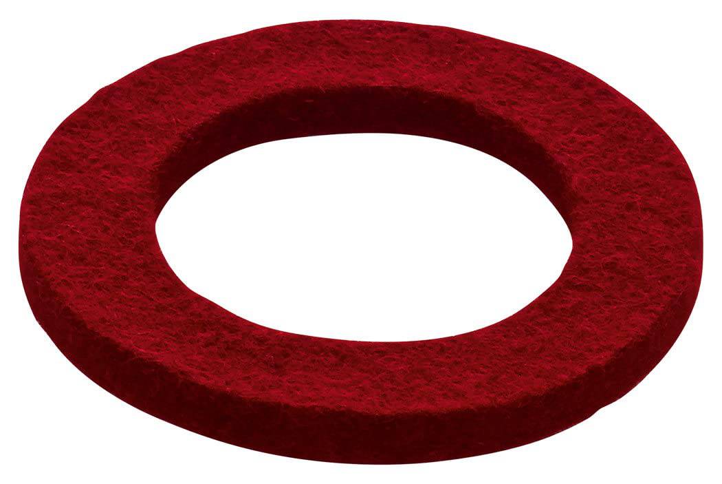 Bol tibetano de bronce con anillo y cubierta de fieltro, - Imagen 4