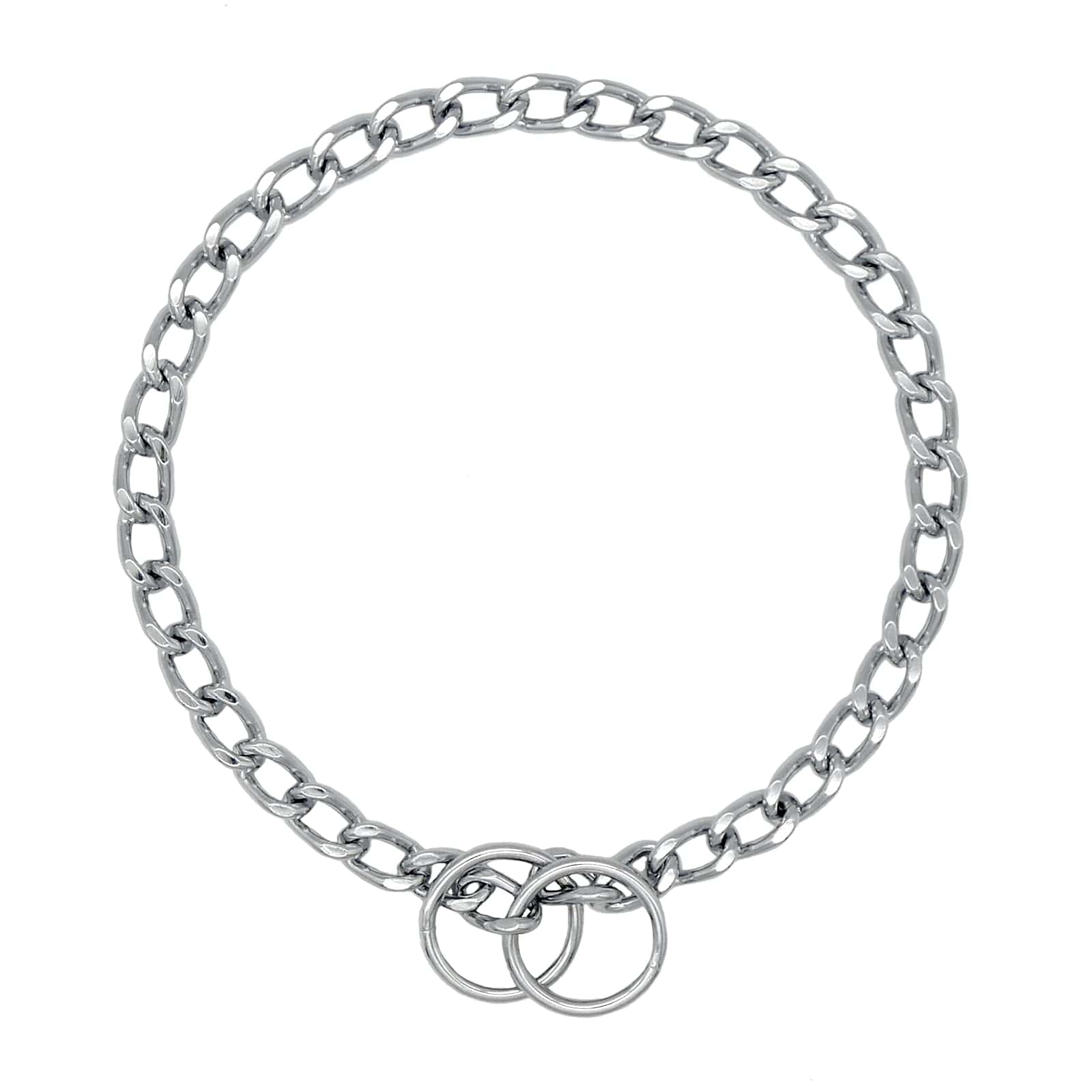 Collar de adiestramiento Herm Sprenger de acero cromado con - Imagen 4