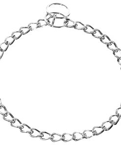 Collar de Acero Cromado Herm Sprenger con eslabones planos