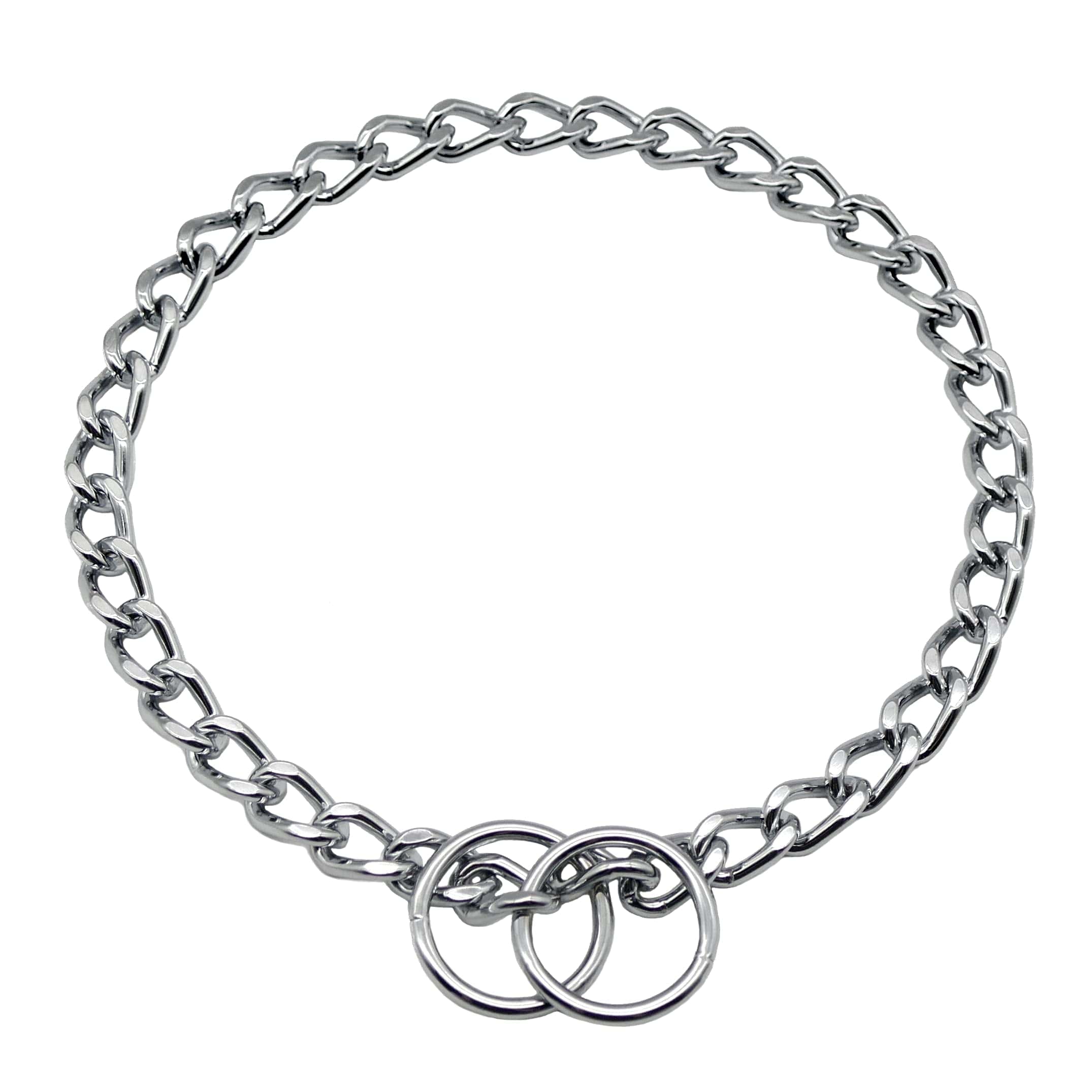 Collar de adiestramiento Herm Sprenger de acero cromado con - Imagen 3