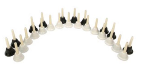 Set de 25 Campanas Manuales en Blanco y Negro Rhythm Band