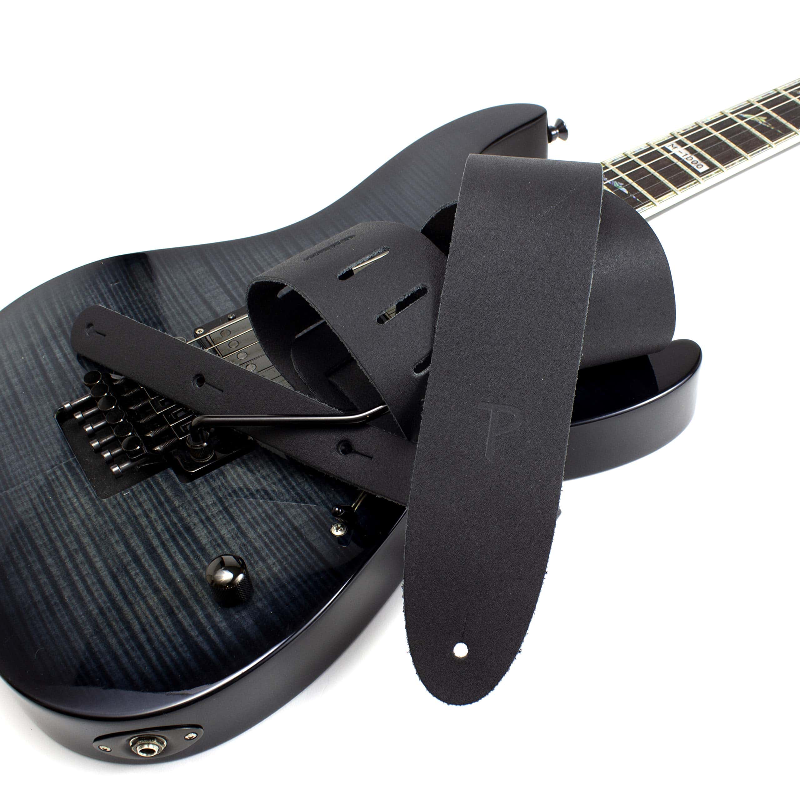 Correa de Guitarra de Cuero Básica Ajustable para Guitarras - Imagen 4