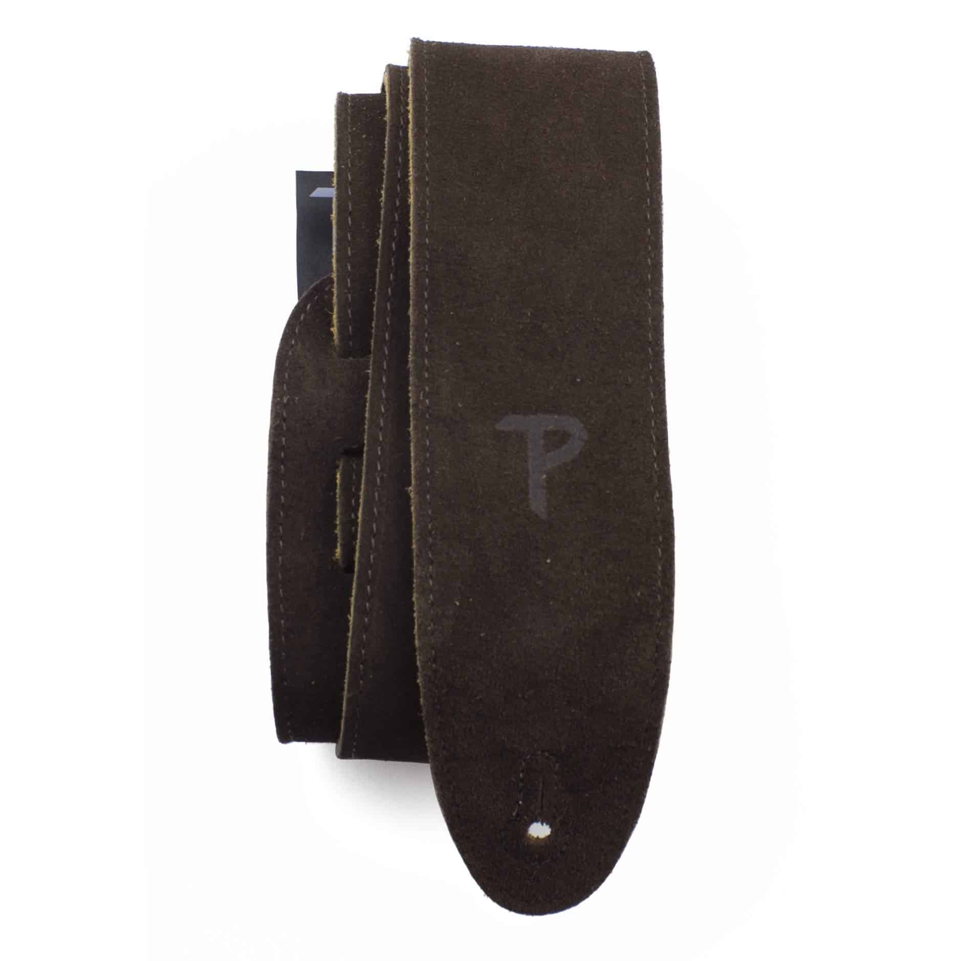 Correa de Guitarra de Ante Perri's Leathers, Marrón,