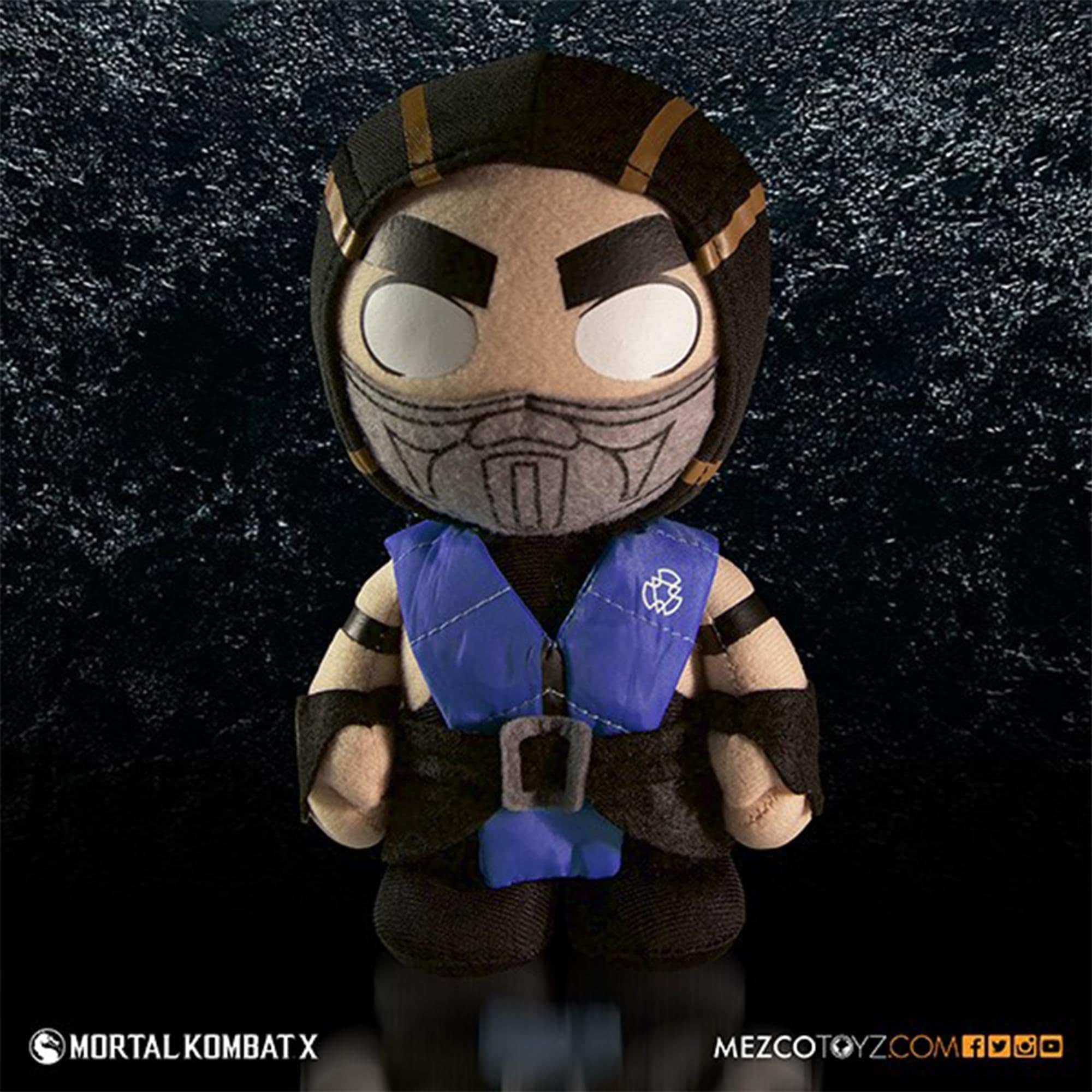Peluche de Sub Zero de 6 pulgadas de Mortal Kombat X - Imagen 5