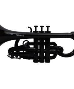 Corneta Bb de Plástico Profesional Tromba Pro, Negro