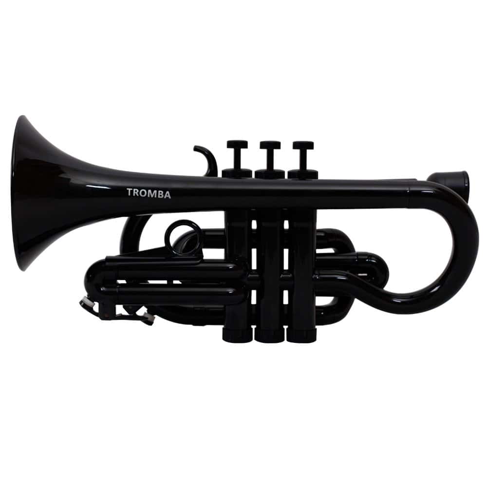 Corneta Bb de Plástico Profesional Tromba Pro, Negro