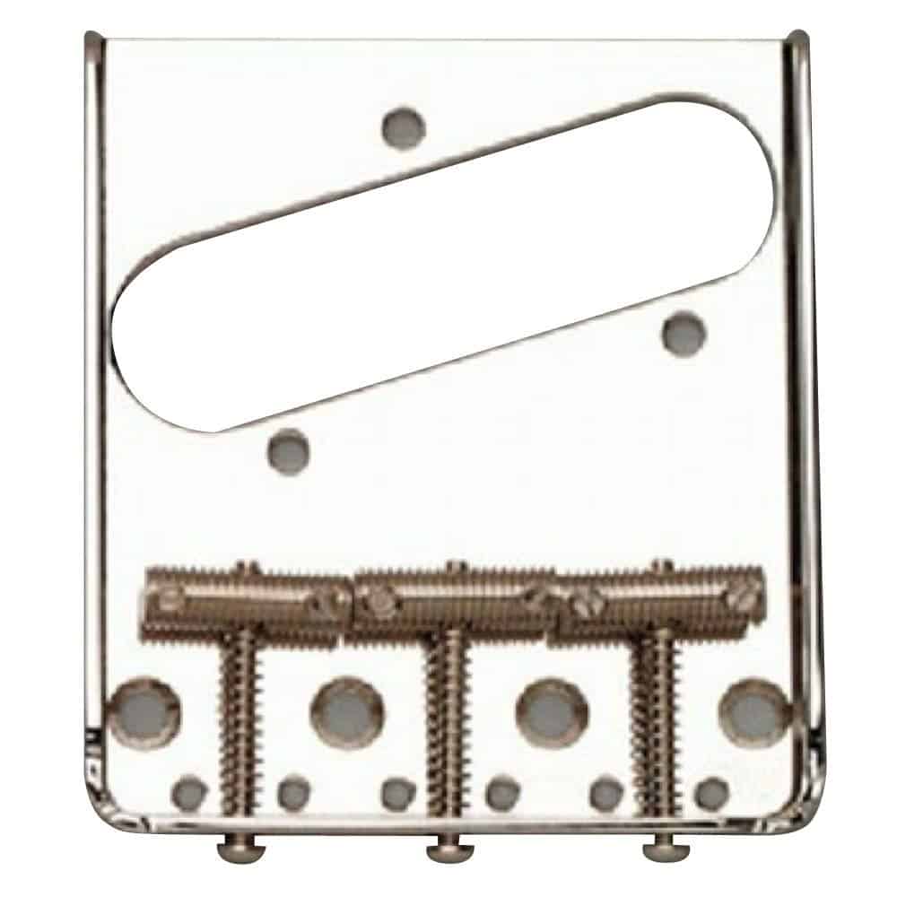 Puente de 3 selletas vintage niquelado para Telecaster