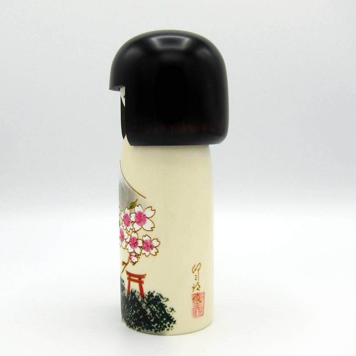 Muñeca Kokeshi Sosaku Usaburo Fujiyama Hecha en Japón - Imagen 5