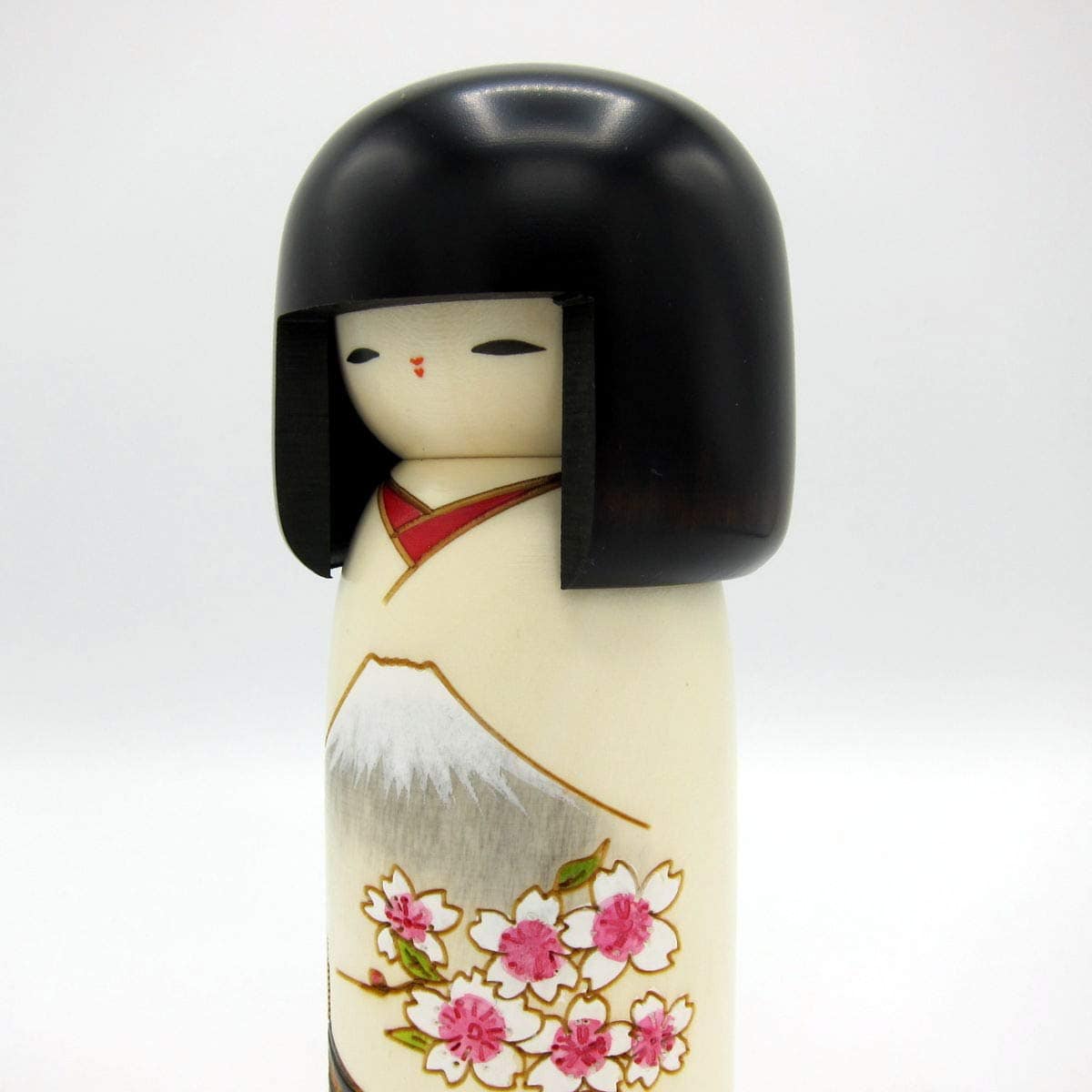 Muñeca Kokeshi Sosaku Usaburo Fujiyama Hecha en Japón - Imagen 7