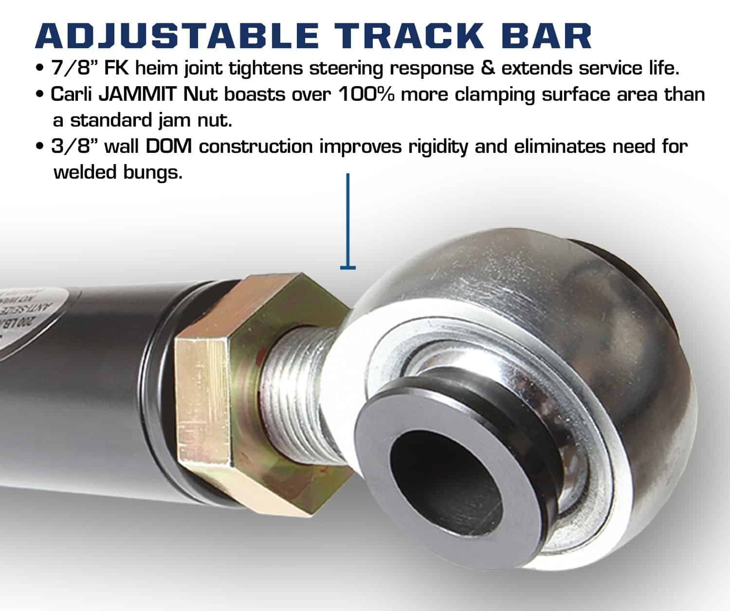 Barra de rastreo delantera Carli Suspension 2014+ Dodge Ram - Imagen 3