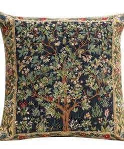 Fundas de Almohada Decorativas Charlotte Home -Azul Árbol