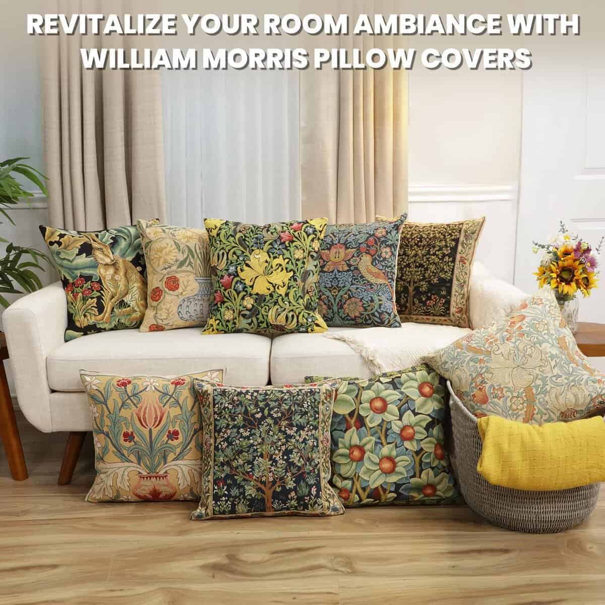 Fundas de Almohada Decorativas Charlotte Home -Azul Árbol - Imagen 5